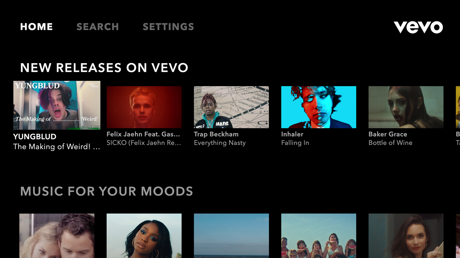 We distribute music videos to VEVO for all types of artists, newcomers, indies or more confirmed, from all over the world. Check out some of our latest VEVO releases below:

