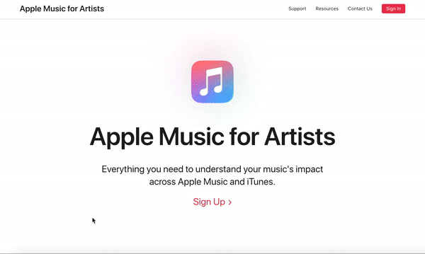 Claim your Apple Music Artist account